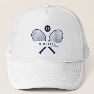 Tennis Rackets & Name Tennis Player Truckerkappe