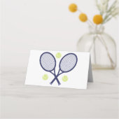 Tennis Rackets Platzkarte (Vorderseite)
