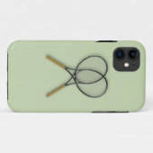 Tennis Rackets Sportdesign Case-Mate iPhone Hülle (Rückseite (Horizontal))