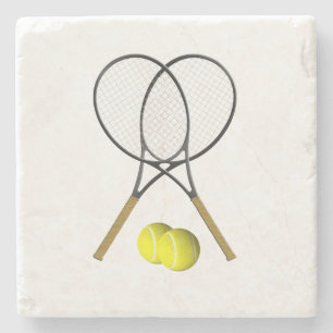 Tennis Rackets Sportdesign Steinuntersetzer