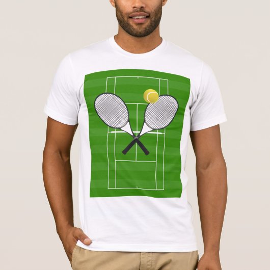 TENNIS RACKETS & Tennisball T-Shirt (Vorderseite)