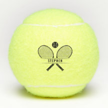 Tennis-Rackets und Name Personalisiert