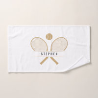 Tennis-Rackets und Namenssport