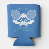 Tennis Racquet & Ball Player Team Custom Dosenkühler (Rückseite)