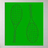 Tennis Racquets Poster (Vorne)