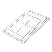 Tennis Record Notepad Notizblock (angewinkelt)