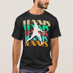Tennis Retro Stil T-Shirt