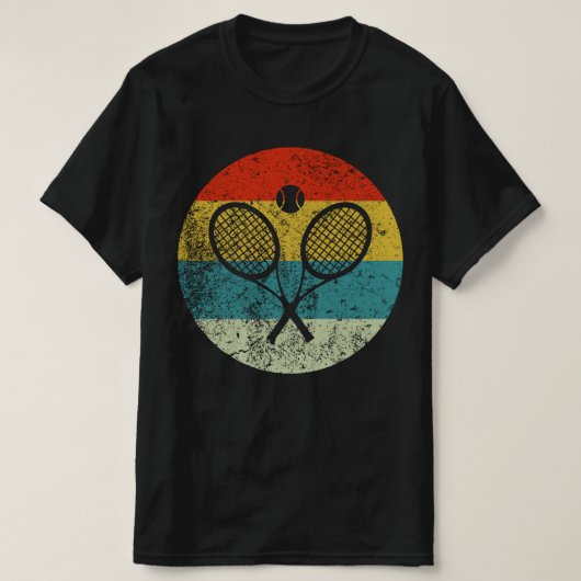 Tennis-Retro Vintag T-Shirt (Design vorne)