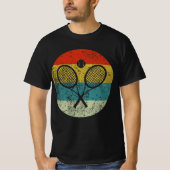Tennis-Retro Vintag T-Shirt (Vorderseite)