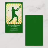 Tennis : Retrochen : Visitenkarte (Vorne/Hinten)