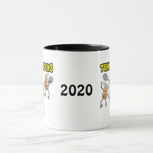 Tennis Rocks Tasse (Zentrum)