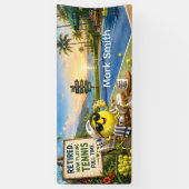 Tennis-Ruhestand  Banner (Vertikal)