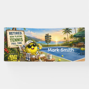 Tennis-Ruhestand  Banner