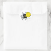 Tennis Runder Aufkleber (Tasche)