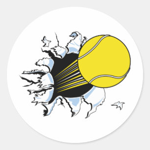 Tennis Runder Aufkleber