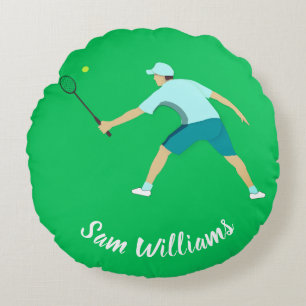 Tennis Rundes Kissen