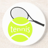 Tennis Sandstein Untersetzer (Vorne)