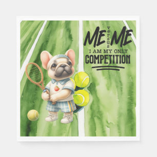 Tennis Sarcastic Funny Quotes für Party Serviette
