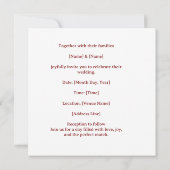 Tennis Save the Date Einladung zur Hochzeit (Rückseite)