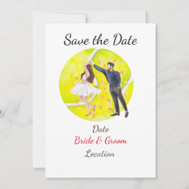 Tennis Save the Date foe Tennis Players Hochzeit Einladung