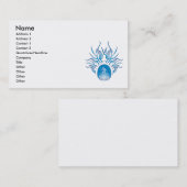 Tennis-Schädel Visitenkarte (Vorne/Hinten)