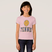 Tennis scherzt T - Shirt (Vorne ganz)