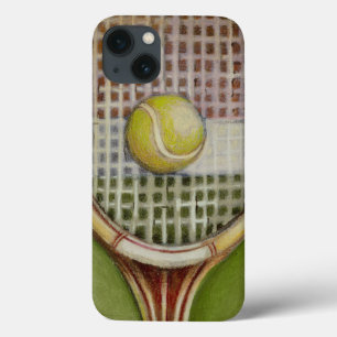 Tennis-Schläger mit dem Ball, der auf Gericht legt Case-Mate iPhone Hülle