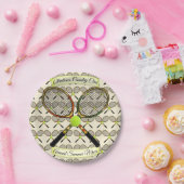 Tennis-Schläger-PapierTeller Pappteller (Party)