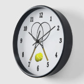 Tennis-Schläger-Sport-Wanduhr Wanduhr (Winkel)