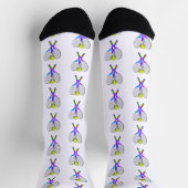 Tennis-Schläger und Ball Socken (Oben)