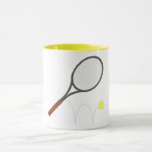 Tennis-Schläger und Ball Tasse (Zentrum)