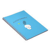 Tennis-Schmetterbuch Notizblock (Rechte Seite)