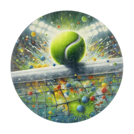 Tennis Schneidbrett Schneidebrett (Vorderseite)