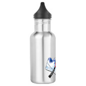 Tennis-Schuh-Ball und Schläger mit Ihrem Trinkflasche (Links)