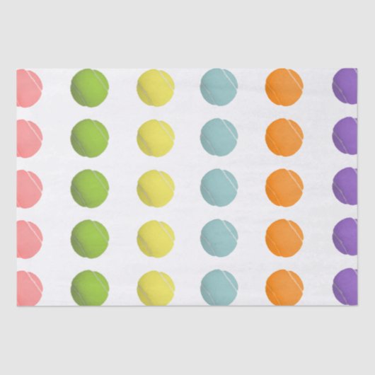 Tennis Seidenpapier (Vorderseite)