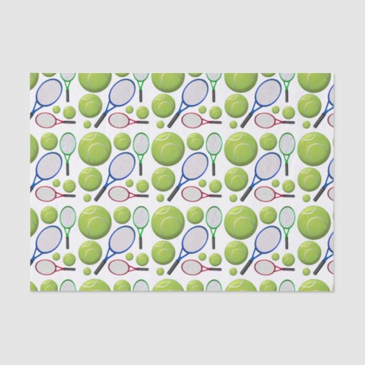 Tennis Seidenpapier (Vorderseite)