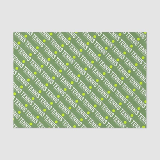Tennis Seidenpapier (Vorderseite)
