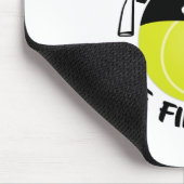 Tennis Senior 2025 Set Graduation Cap Mousepad (Ecke)
