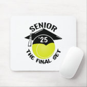 Tennis Senior 2025 Set Graduation Cap Mousepad (Mit Mouse)