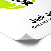 Tennis Senior Night Poster für Signaturen (Ecke)