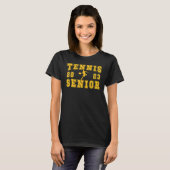 Tennis Senior Night Tennis Senior 2023 Graduation  T-Shirt (Vorne ganz)