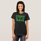 Tennis Senior Night Tennis Senior 2023 Graduation  T-Shirt (Vorne ganz)