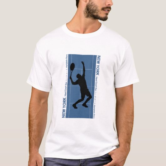 Tennis Serve Grand Slam New York T-Shirt (Vorderseite)