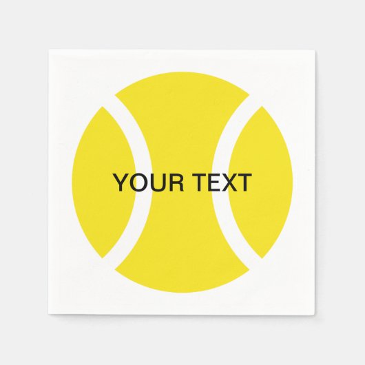 Tennis-Servietten für Zuhause oder Club Serviette (Vorderseite)