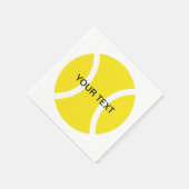 Tennis-Servietten für Zuhause oder Club Serviette (Ecke)