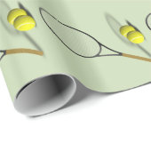 Tennis Set Sport Geschenkpapier (Rolleneckpunkt)