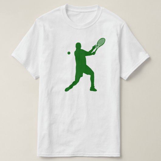 Tennis-Silhouette T-Shirt (Design vorne)
