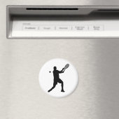 Tennis-Silhouetten Magnet (In Situ (Geschirrspüler))