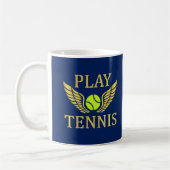 Tennis spielen kaffeetasse (Links)