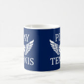 Tennis spielen kaffeetasse (Mittel)